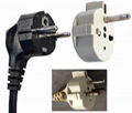 Provided earthing-contact for Germany and France plugs(WA-GF) 6