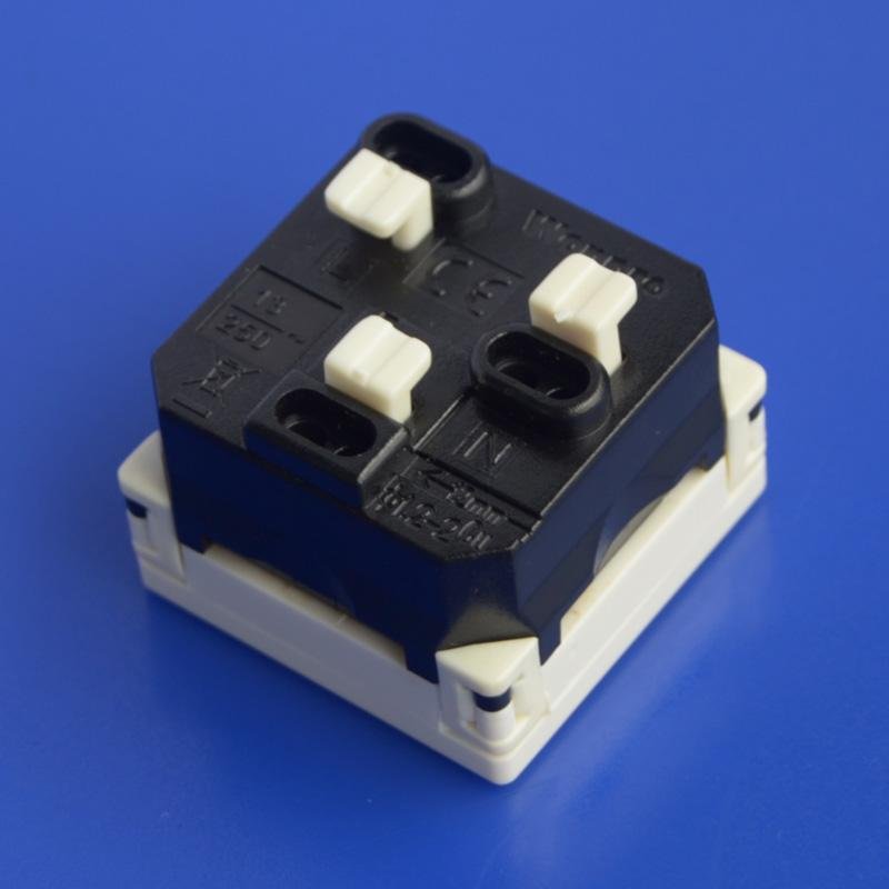 BS socket-outlets in white 2P+E(R7-W) 8