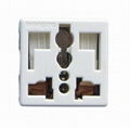 Wonpro world patented receptacle+L shaped safety receptacle 2P+E(R3-W) 1