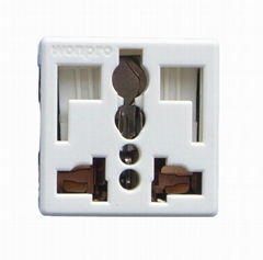 Wonpro world patented receptacle+L shaped safety receptacle 2P+E(R3-W)