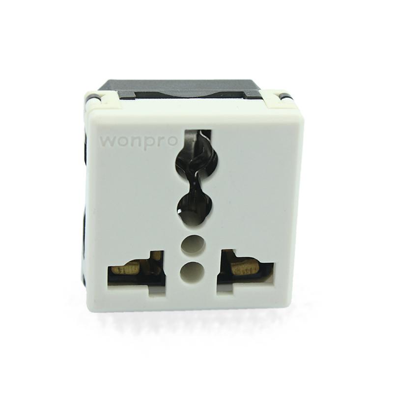 Universal Industrial Receptacle 2P+E 20/16A 250V 7KV(R4T-W) 1