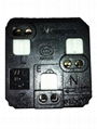 China Standard 3-pole 10A Socket in black(R16-BK) 2