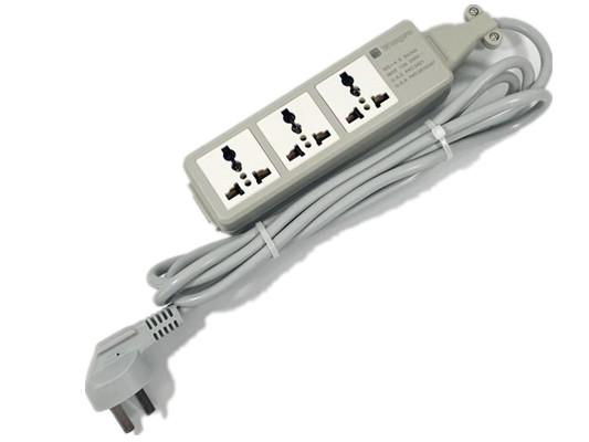 3 gang Universa socket extension with idicator(WE-4-D116) 2