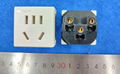 China 3C GB Standard 2-pole & 3-pole Sockets with safety shutter(R16BTNS-W)