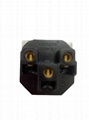 埋入式一位工業用國標2+3極插座帶鎖線螺絲(WF-9.1R16BTNS-W 10A)