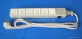 5 gang Universal Receptacle with general-switch Extension Adapter  3