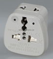 Wonpro Univeral Safety Travel Adapter w/ 2-pin Universal Socket （WASDBvs Series）