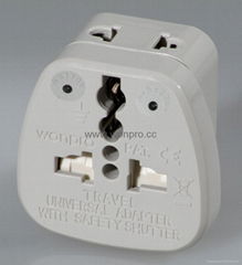 萬用安全旅遊轉換器附有雙電壓指示與突波吸收器（WASDBvs系列）