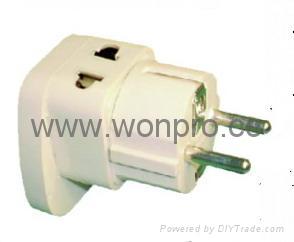 Wonpro Univeral Safety Travel Adapter w/ 2-pin Universal Socket （WASDBvs Series） 4