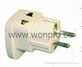 Wonpro Univeral Safety Travel Adapter w/ 2-pin Universal Socket （WASDBvs Series） 4