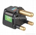 South Africa Plug Adapter (Grounded)(WA-10L-BK) 1