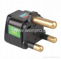 South Africa Plug Adapter (Grounded)(WA-10L-BK)