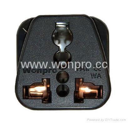 Australia Plug Adapter (Ungrounded)(WA-17-BK) 2