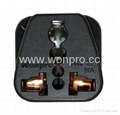 Australia Plug Adapter (Ungrounded)(WA-17-BK)