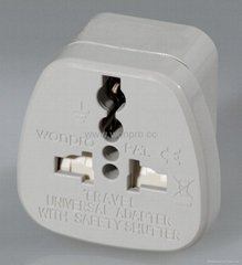 Wonpro Universal travel adapter w/safety shutter (WAS series)