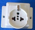 Convex Type 1 gang  multi- socket (WF-7.R5B-W) 2