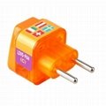 EU (European Union) Plug Adapter (Ungrounded, Inlay)(WAvs-9C.O.YL.YL) 