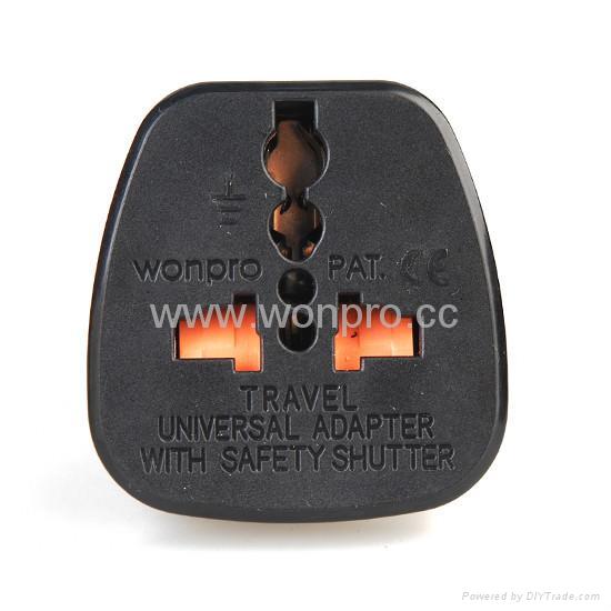 Wonpro universal safety travel adapter black series(WAS-BK series) 1
