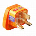 UK, Iraq  Grounded Plug Adapter(WASvs-7.O.YL.L)