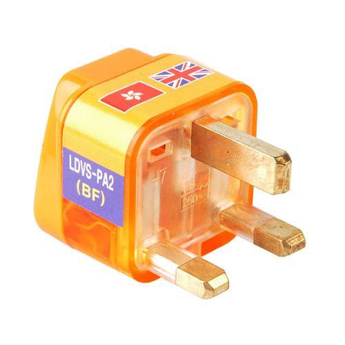 UK, Iraq  Grounded Plug Adapter(WAvs-7.O.YL.L)