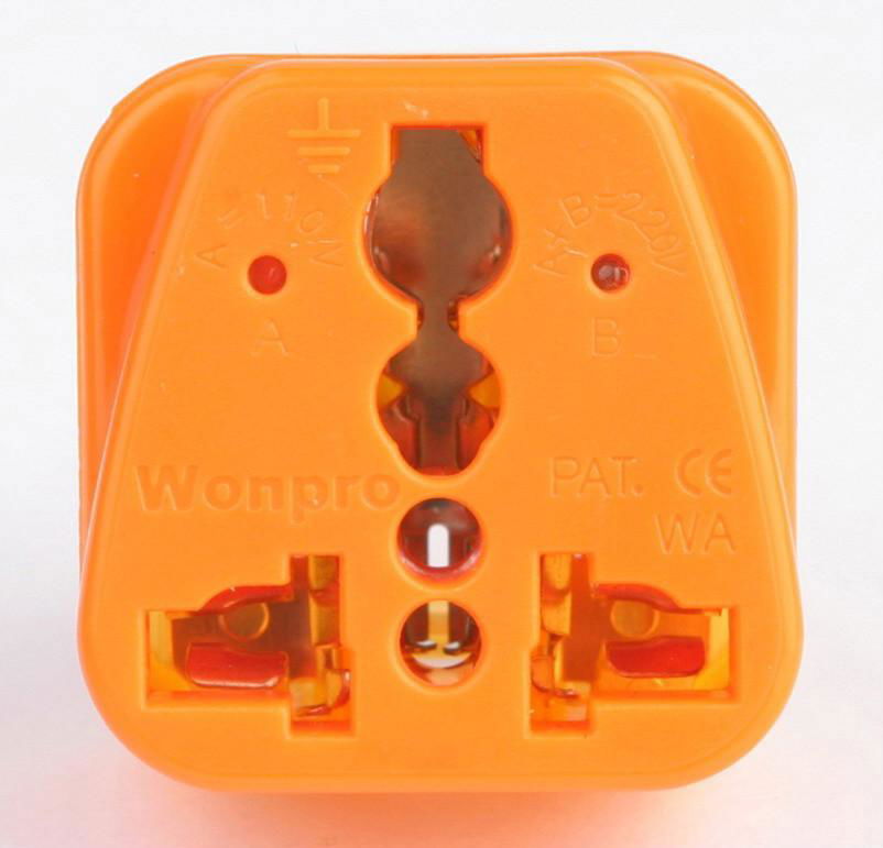 UK, Iraq  Grounded Plug Adapter(WAvs-7.O.YL.L) 2