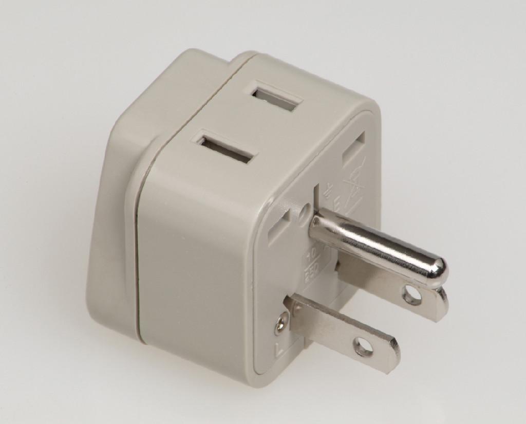 Japan, US   Ungrounded Plug Adapter(WAD-5-W)