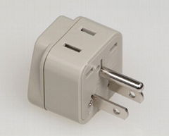 Japan, US   Ungrounded Plug Adapter(WAD-5-W)