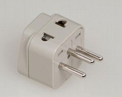 Switzerland Plug Adapter (Grounded) (WADB-11)