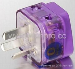 China (and old Australia) Plug Adapter (Grounded)(WADB-16.P.PL.L) 