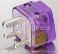 India Plug Adapter (Grounded) (WADB-10.P.PL.L) 1