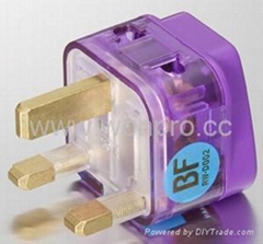 UK, Iraq  Grounded Plug Adapter(WADB-7.P.PL.L)