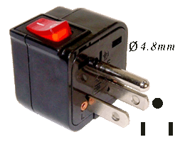 日本式萬用轉換器（WSA-5.BK）