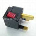 UK, Iraq  Grounded Plug Adapter（WSA-7.BK） 1