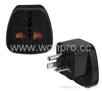 US 220V Plug Adapter (Grounded, NEMA 6-20P)(WAS-21.BK)