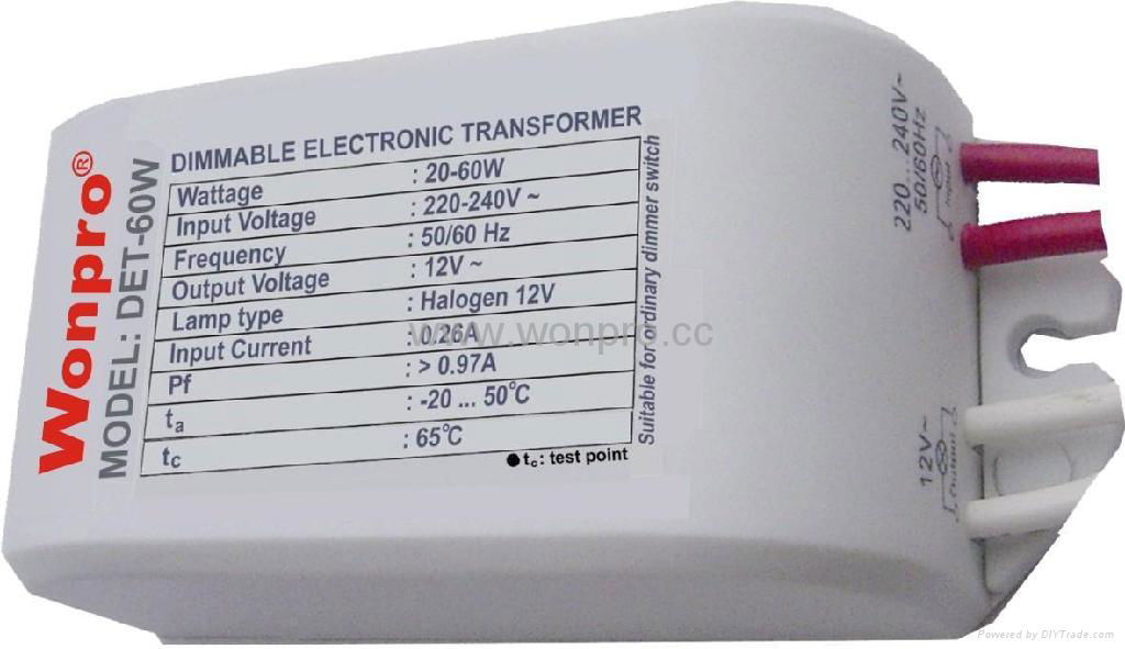 Dimmable Electronic Transformer