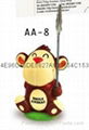 Monkey ballpen with Memo name card holder
