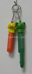 monkey ballpen keychain