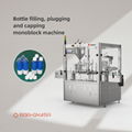 Bottle filling, pl   ing and capping monoblock machine