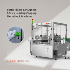 Bottle Filling & Pl   ing & Stick Loading Capping Monoblock Machine