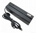 3 Track USB Magnetic Stripe Card Reader Writer MSR606