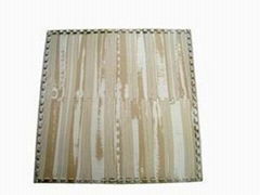 Wooden floor mat