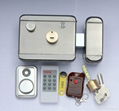 Electric remote lock with clock, 2048 unlocking information, alarm, induction 1
