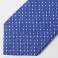 High quality cheap custom cool blue silk necktie with logo ties