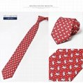 100% silk printed neckties with novelty animal pattern good design