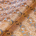 Jacquard Fabric Yarn Dyed Pure Silk Fabric For Wedding Dress