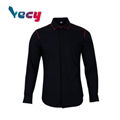 Fashion Black Casual 100% Cotton Long Sleeve Shirts For Men