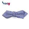 New Products Embroidered 100% Silk Pointed Bowties for Man