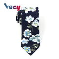 Wholesale Color Flower Pattern Print Neck Ties for Man