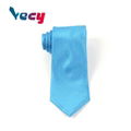 Fashion Blue Polyester Diagonal Pattern Necktie for Man