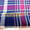 Uniform Shirt Material Yarn Dyed Plaid Flannel 100% Cotton Check Fabric 